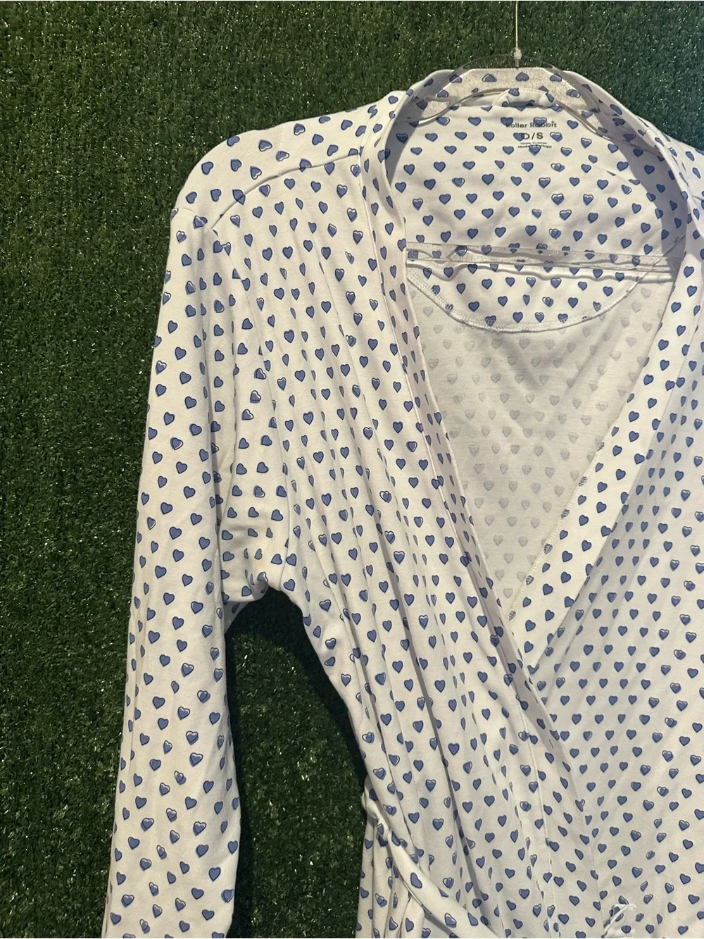 Roller Rabbit Axel Hearts Kimono Robe - Picture 8 of 12